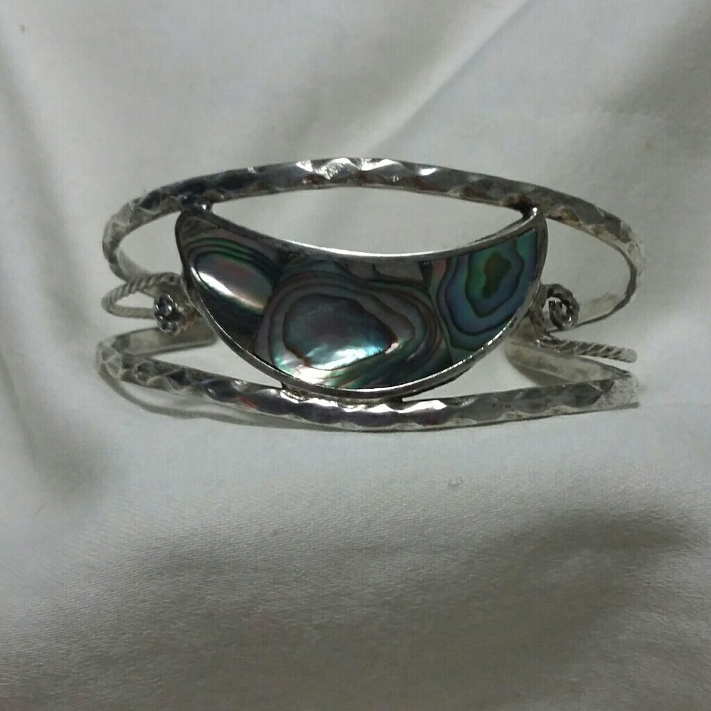 Abalone & Sterling Silver Bracelet